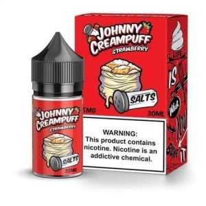 Johnny Creampuff - Strawberry ( Bánh Su Kem Dâu ) - Salt Nic 30ml