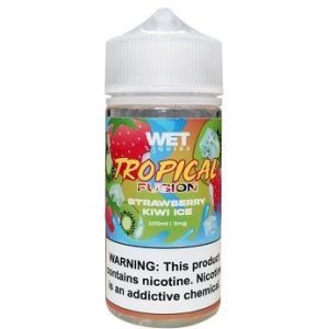 Wet Liquids - Tropical Fusion Strawberry Kiwi Ice(Dâu Kiwi Lạnh) Freebase 100ml